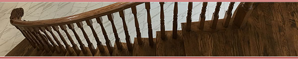 Photograph of circular iron staircase from above